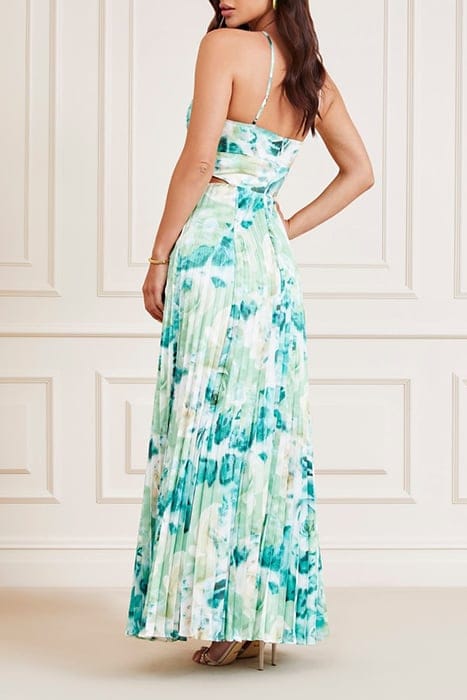 MARCIANO BY GUESS BLOOMBURST FLORAL ROSES BOUQUET MAXI DRESS 2