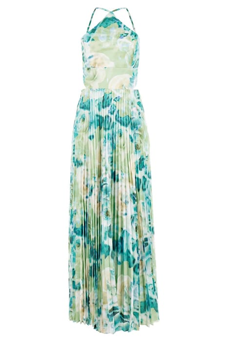 MARCIANO BY GUESS BLOOMBURST FLORAL ROSES BOUQUET MAXI DRESS 3