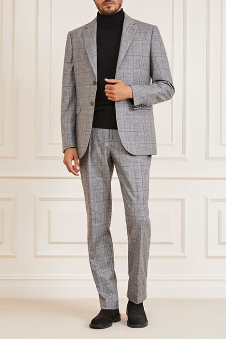 MARCIANO BY GUESS SEAN NOTCH BLAZER BLACK/WHITE/RED CHECK 3