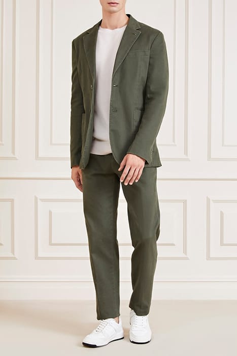 MARCIANO BY GUESS GRANT PATCH PKTS MOSSY BLAZER GREEN 3