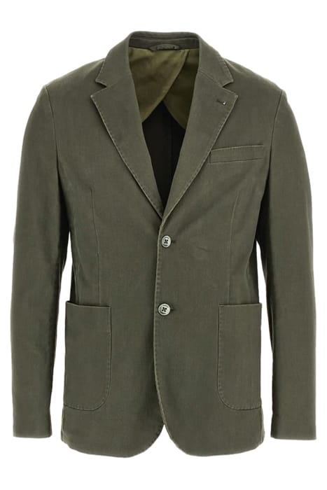 MARCIANO BY GUESS GRANT PATCH PKTS MOSSY BLAZER GREEN 4