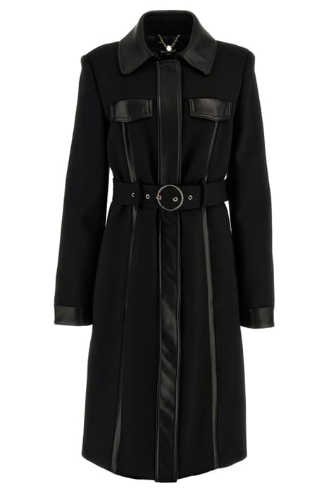 MARCIANO BY GUESS MADDY TRENCH JET BLACK 3