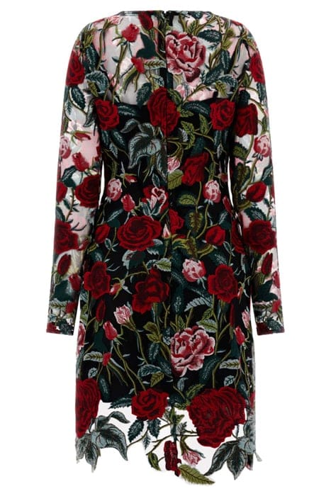 MARCIANO BY GUESS ROSA DRESS BLACK FLORAL MULTI 4