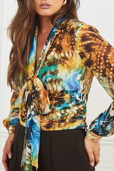 MARCIANO BY GUESS TAMARA BLOUSE EUTOPIA PRINT 6