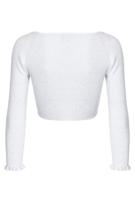 BLUMA CARDIGAN COSTINA LUREX SILVER GREY 2