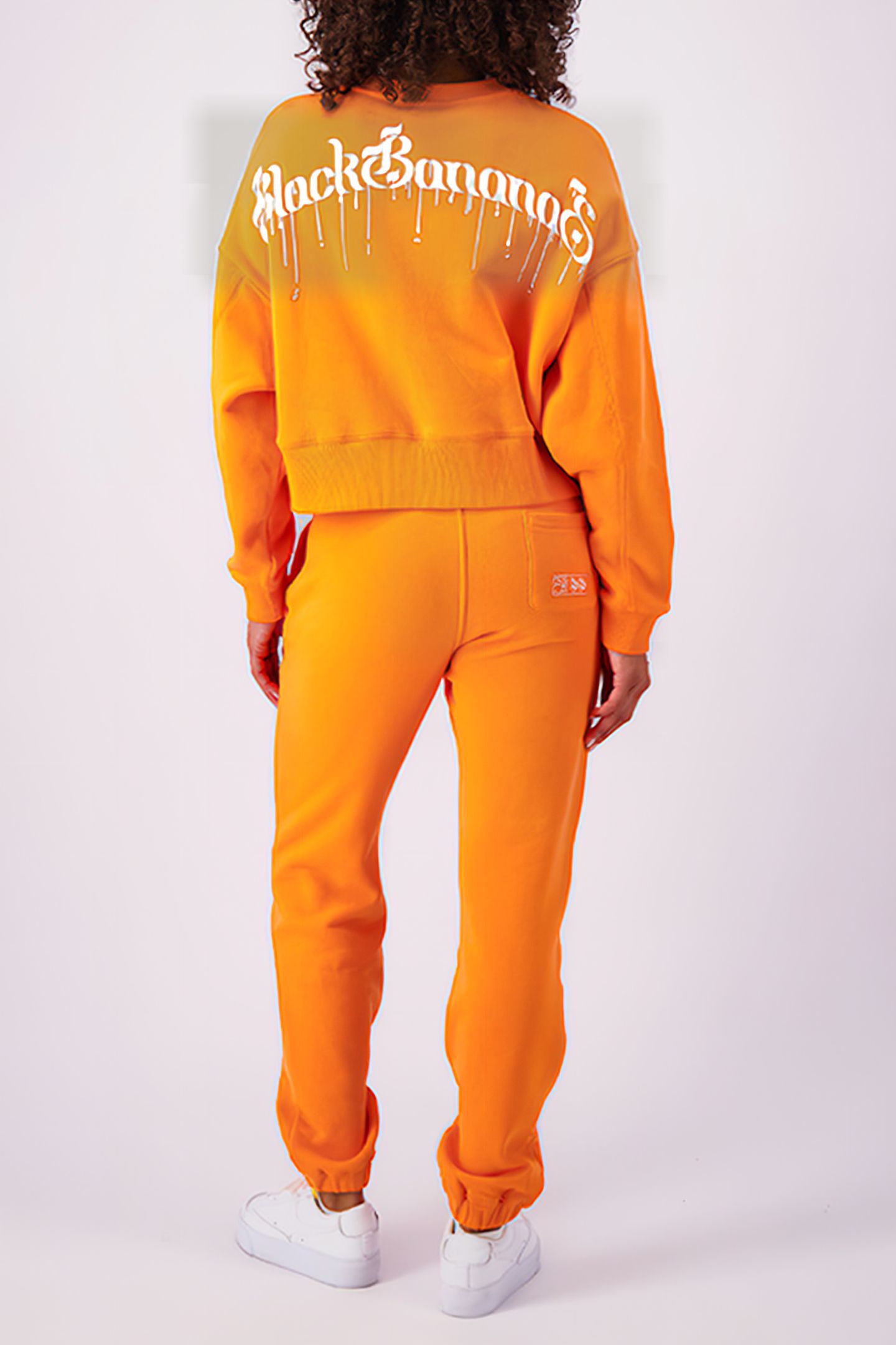 DRIPPING CREWNECK SWEATER ORANGE 4