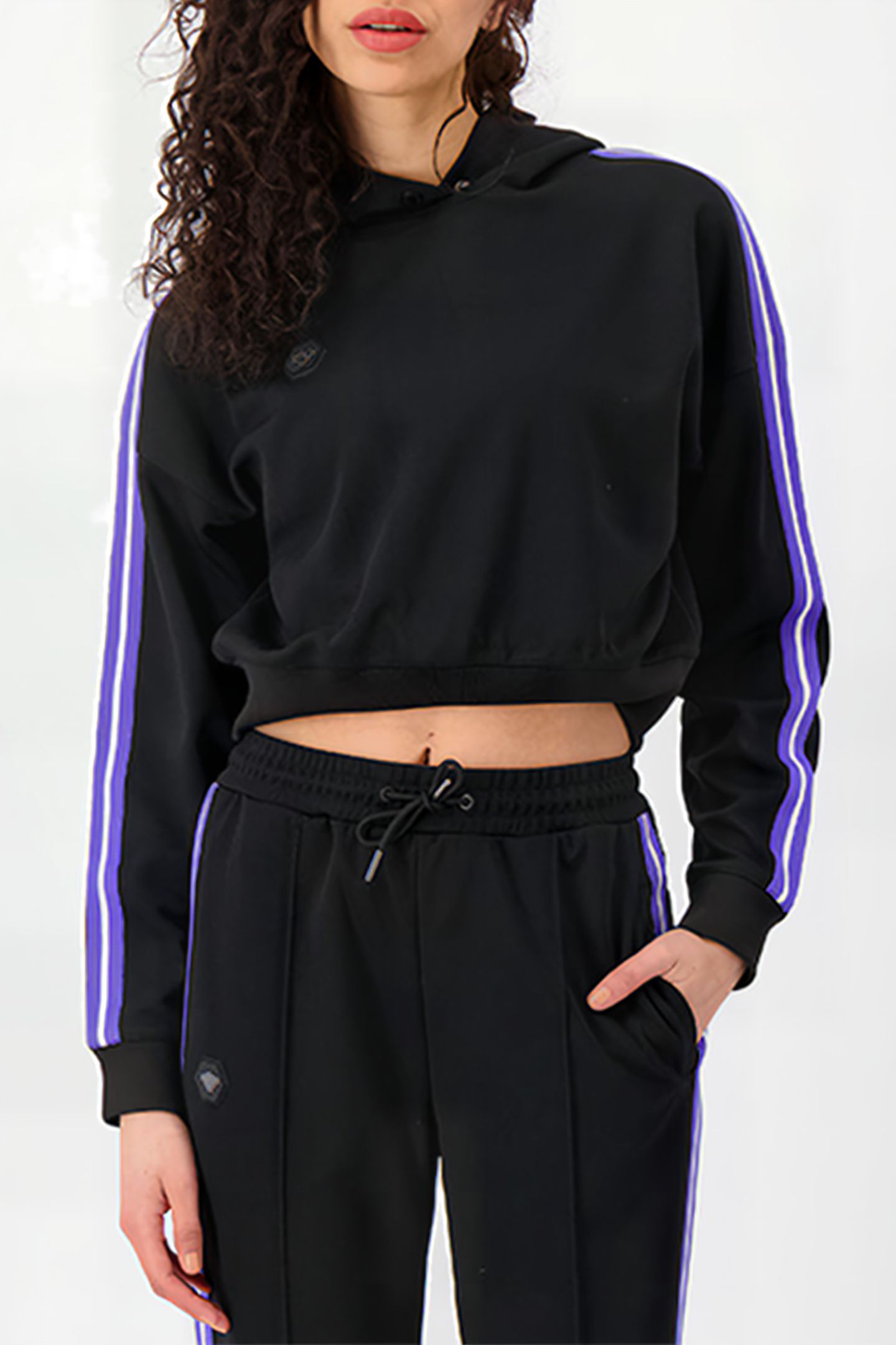 TRACE HOODY BLACK 4