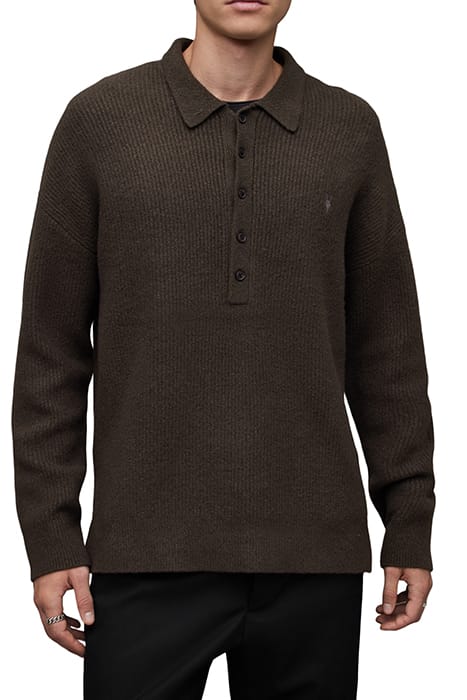 SHAPLEY LS POLO DARK IVY GREEN 1