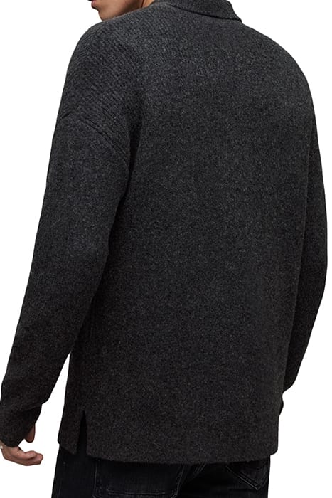 SHAPLEY LS POLO CINDER BLACK MARL 2