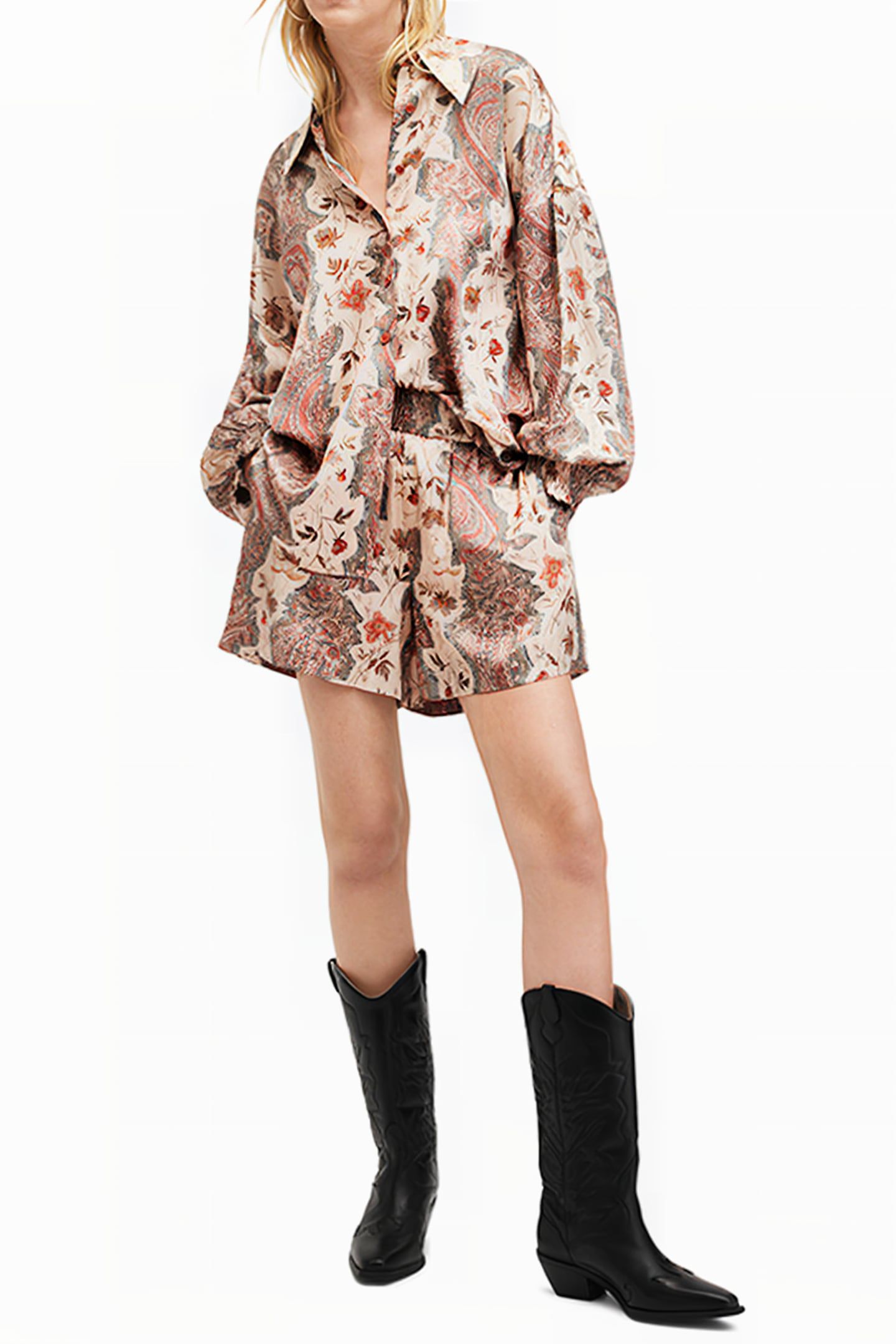 CHARLI CASCADE SHORT CLAY PINK 2