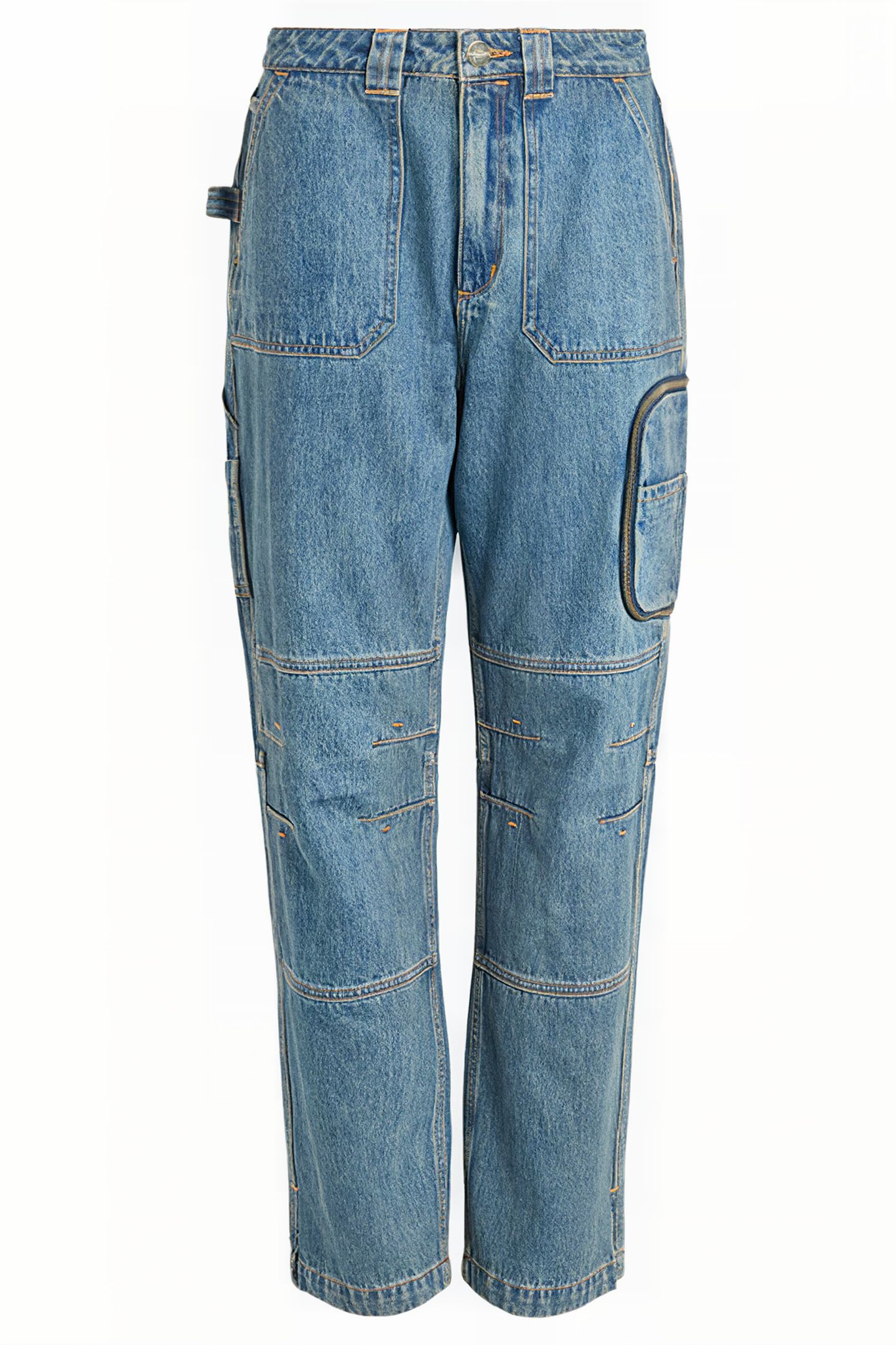 FLORENCE CARGO TROUS VINTAGE INDIGO 4