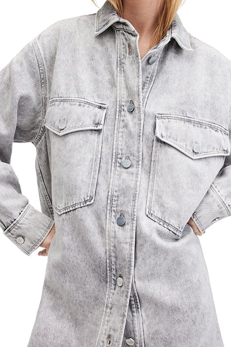 LILY SHACKET DRESS SNOW GREY 6