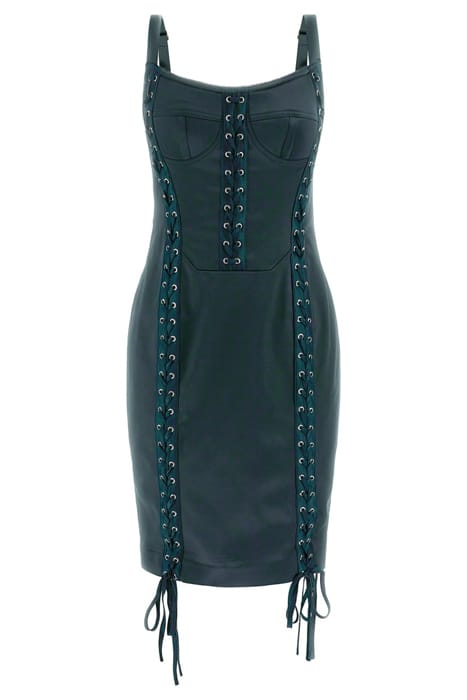 MARCIANO BY GUESS RENAISSANCE DRESS CHENILLE GREEN 3