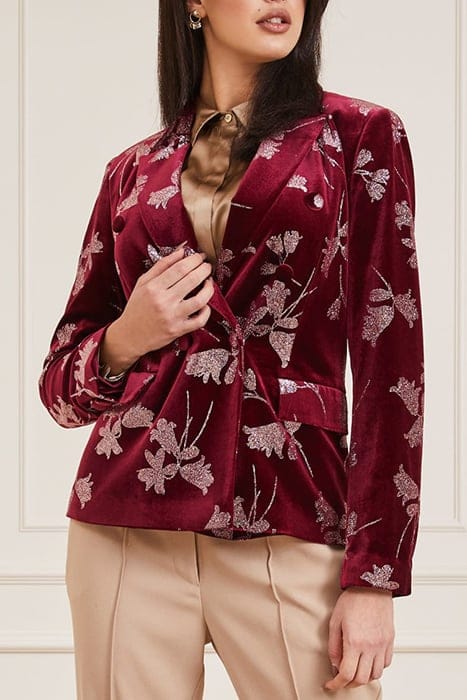 MARCIANO BY GUESS ANGELICA BLAZER PURPLE PETAL WITH RO 1