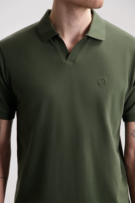 DS-BOWIE V-NECK POLO DARK ARMY 4