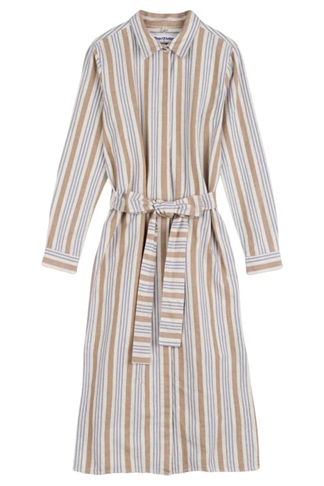 MAGGY ECRU HEMP STRIPE 3