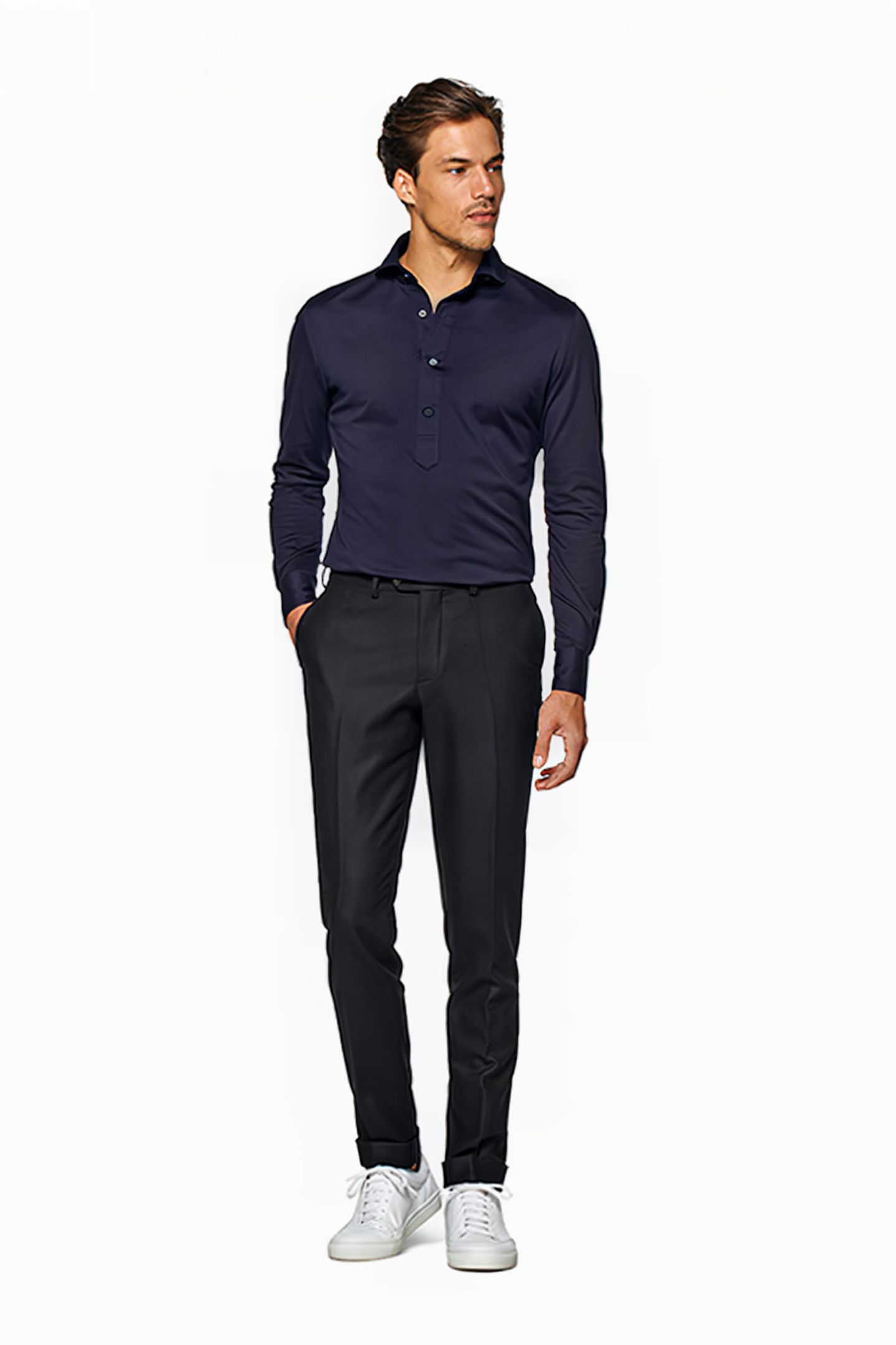 TROUSERS-NAVY NAVY 3