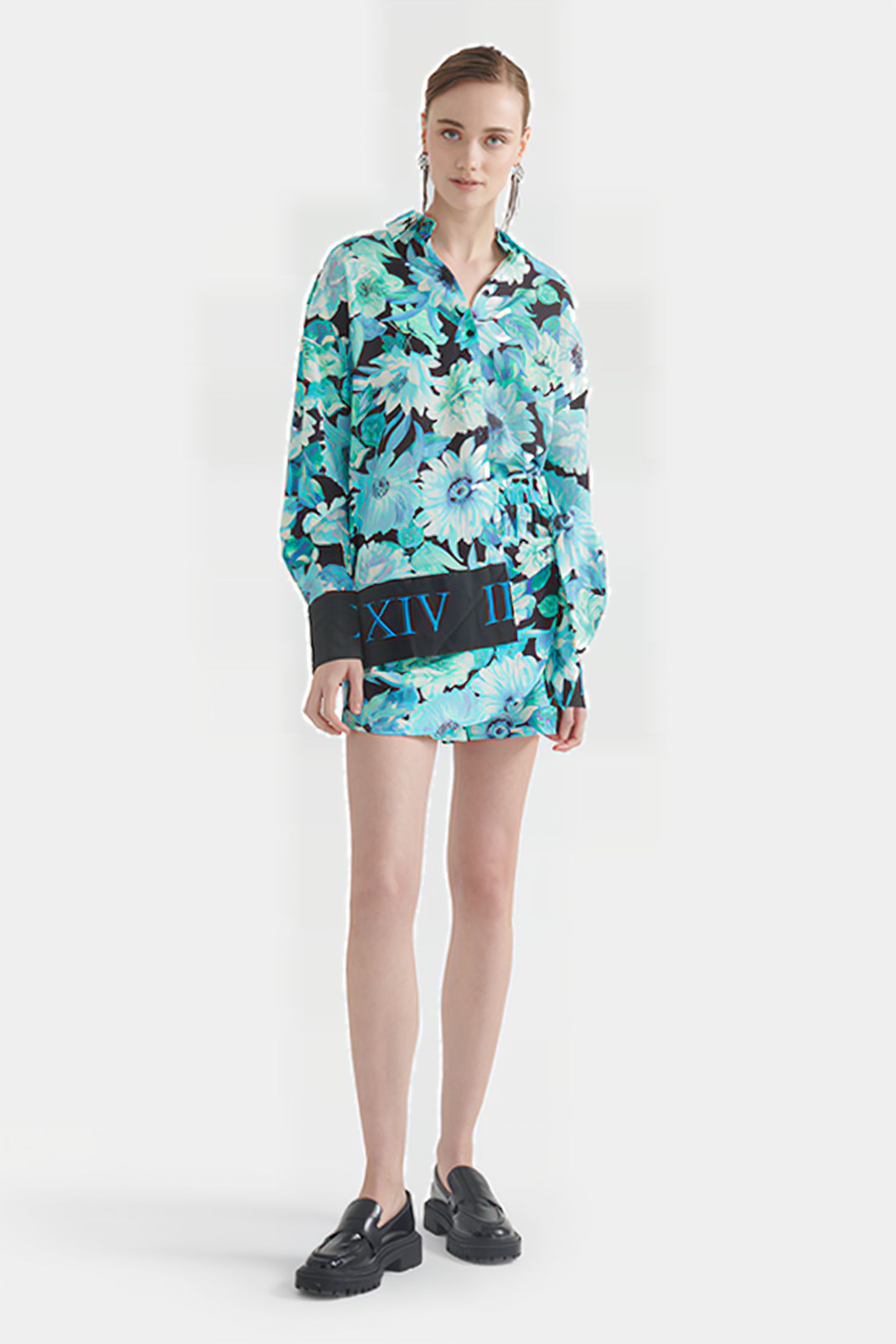 LA-SBFLORAL BLUE BLOUSE BLUE 2