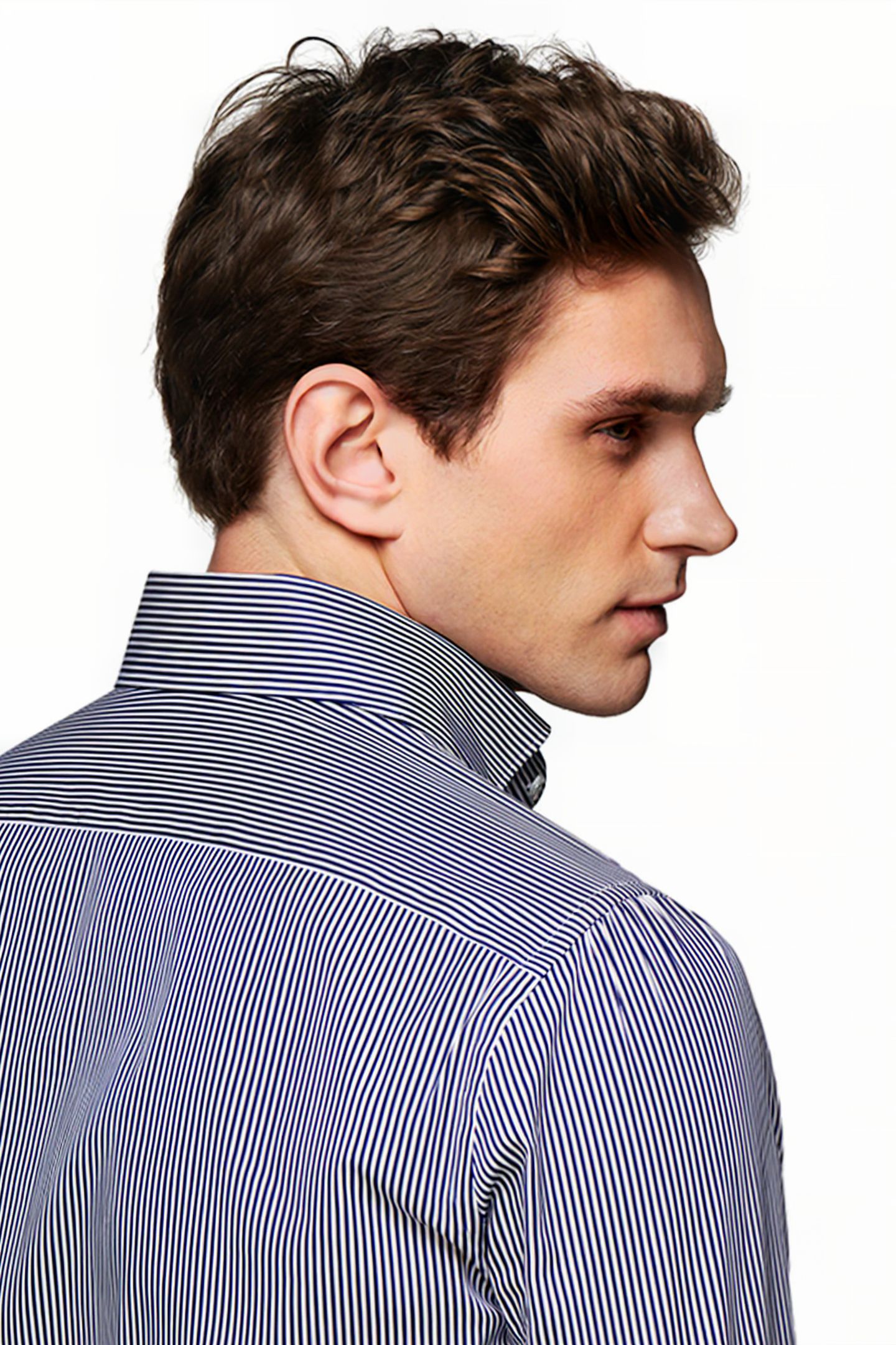 LUXURY STRETCH STRIPE NAVY 7