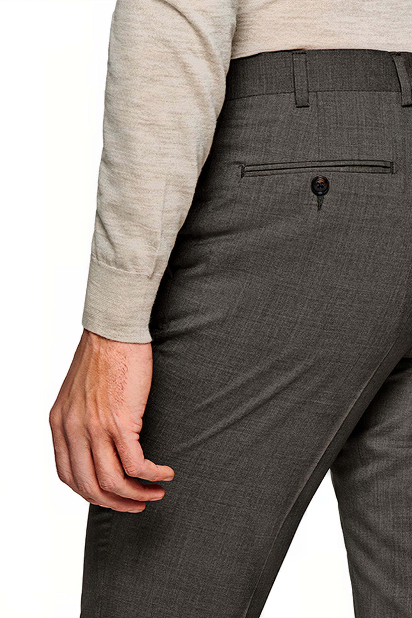 SUIT-TAUPE MID BROWN 10