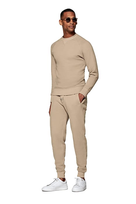 CREWNECK LIGHT BROWN 5