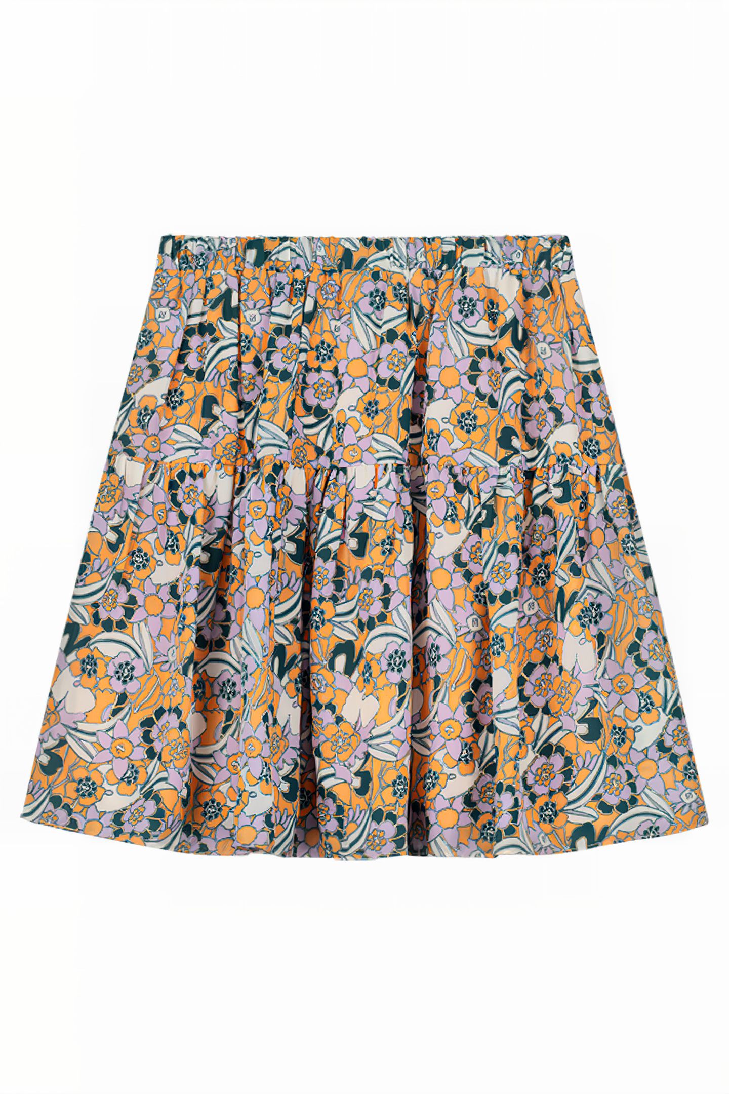 SELINA SKIRT SUNSET ORANGE 2