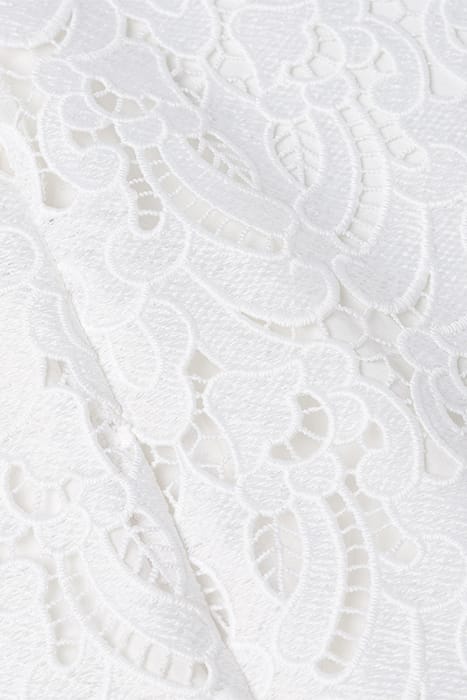 MONA MINI LENGTH LACE DRESS SNOW WHITE 6