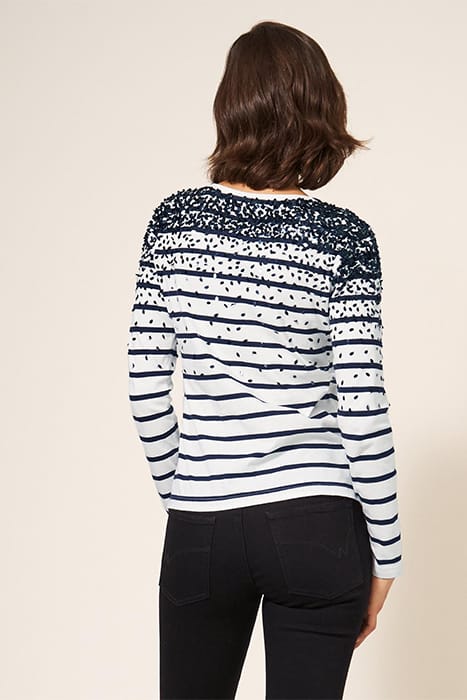 ROXY SEQUIN TOP IVORY 2
