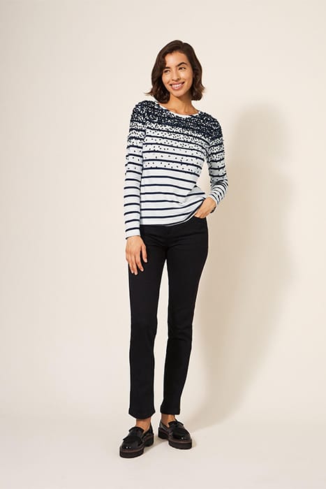 ROXY SEQUIN TOP IVORY 1