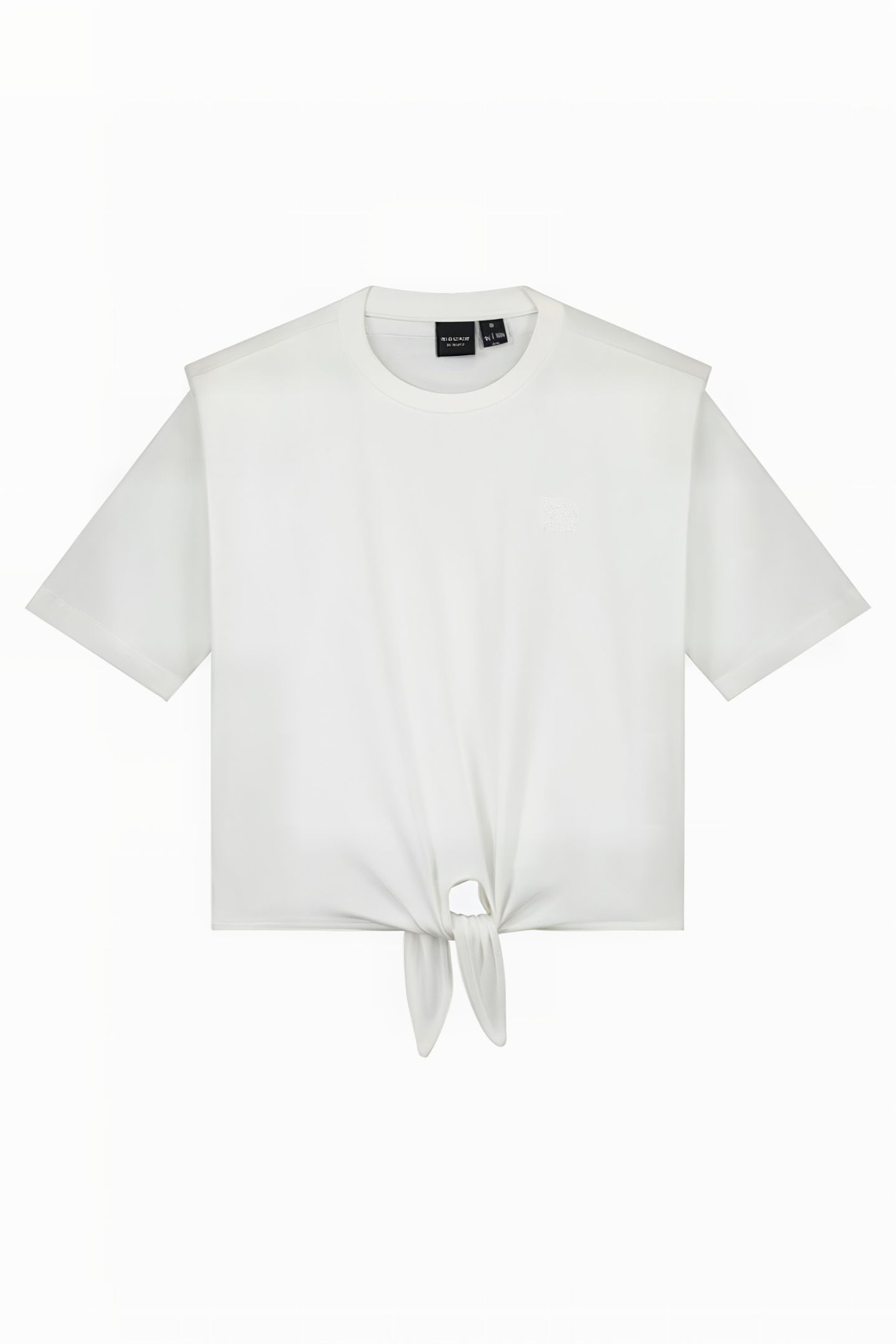 PADDED SHOULDER T-SHIRT OFF WHITE 1