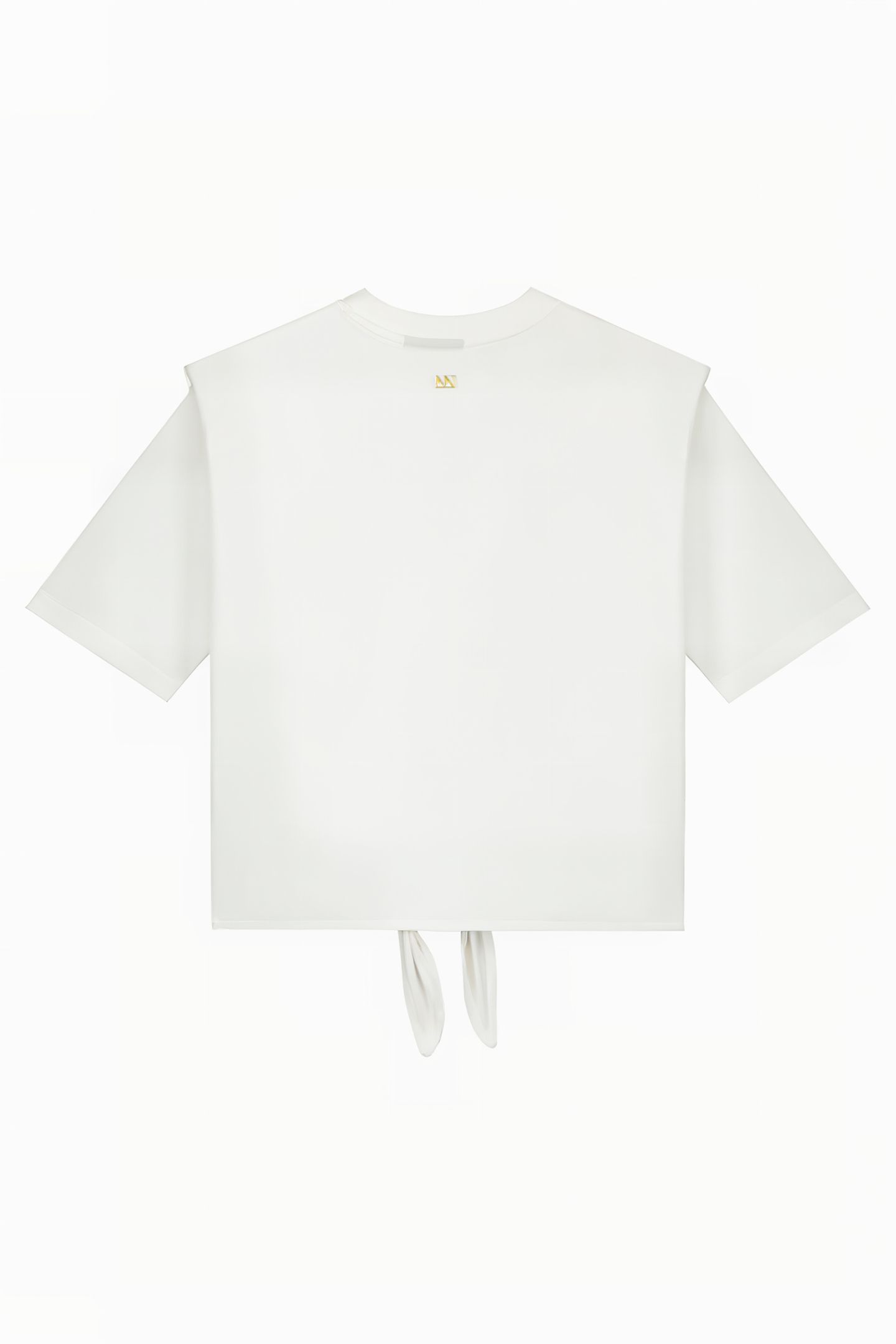 PADDED SHOULDER T-SHIRT OFF WHITE 2