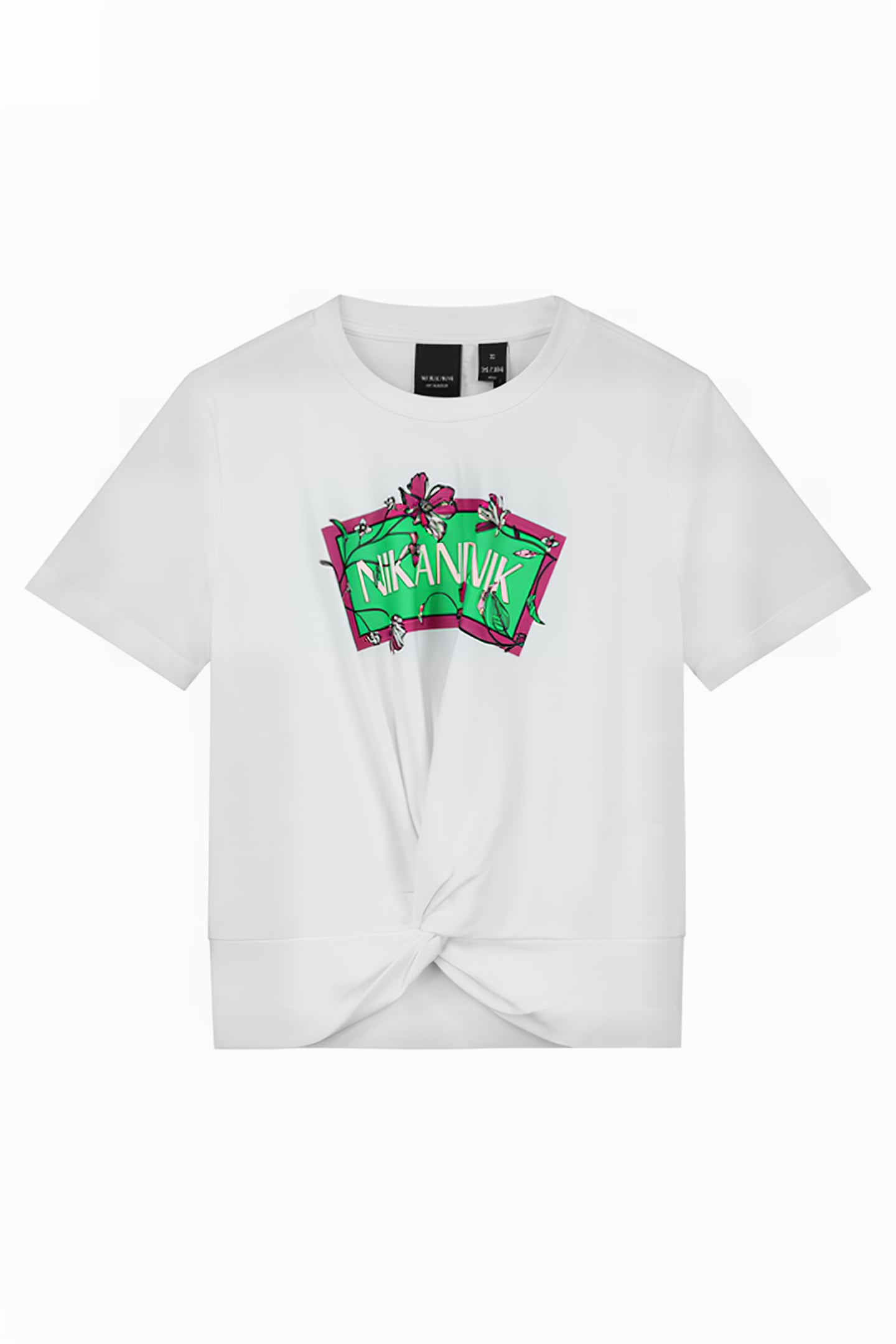 KNOT T-SHIRT HYPER GREEN 1