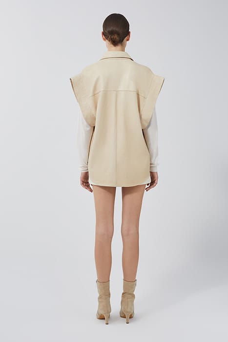 MULLEN OVERSHIRT IN BEIGE 2