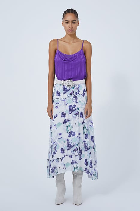 OLLIA SKIRT IN GREEN/PURPLE 3