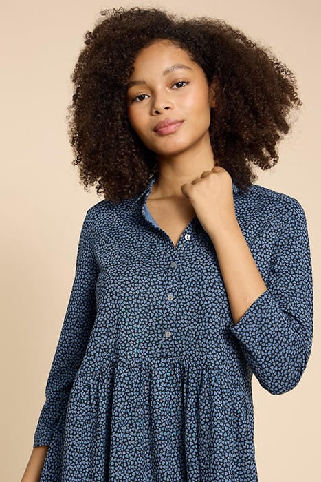 EVERLY JERSEY SHIRT DRE BLUE PRINTED 3