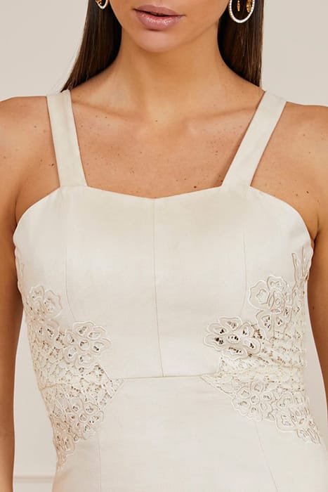 MARCIANO BY GUESS LORRAINE DRESS IVORY BONE 9