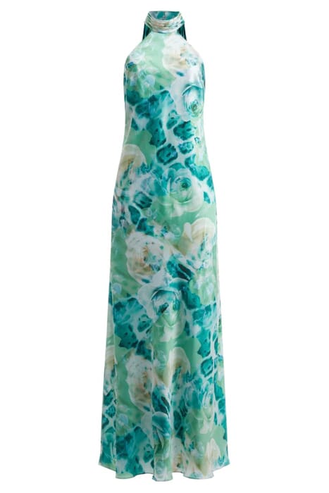 MARCIANO BY GUESS SOPHIA LONG DRESS ROSES BOUQUET PRINT 3