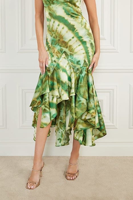 MARCIANO BY GUESS WATERFALL DRESS ELUSIVE PRINT 7