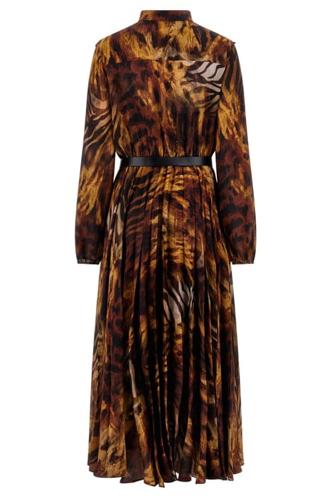 MARCIANO BY GUESS LIQUID GOLD MIDI DRESS LIQUID GOLD PRINT 2