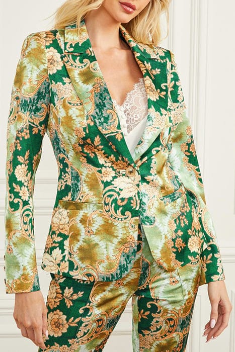 MARCIANO BY GUESS GLORIA BLAZER HEIRLOOM PRINT 1
