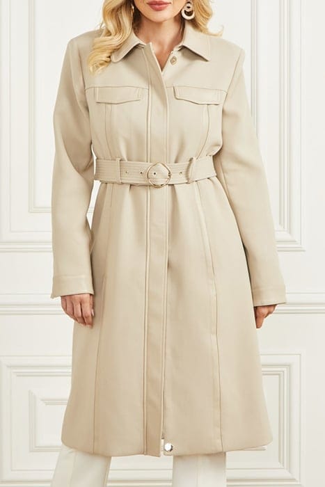 MARCIANO BY GUESS MADDY TRENCH NATURAL SIENA MULTI 1