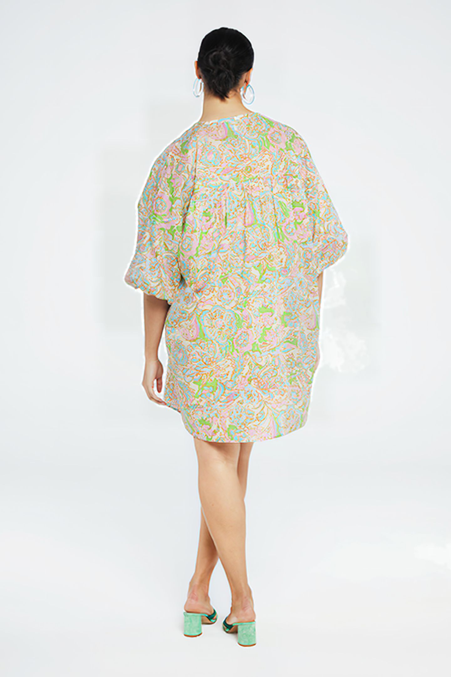 DOVER DRESS SANDY BEACH/PINK CAN 2