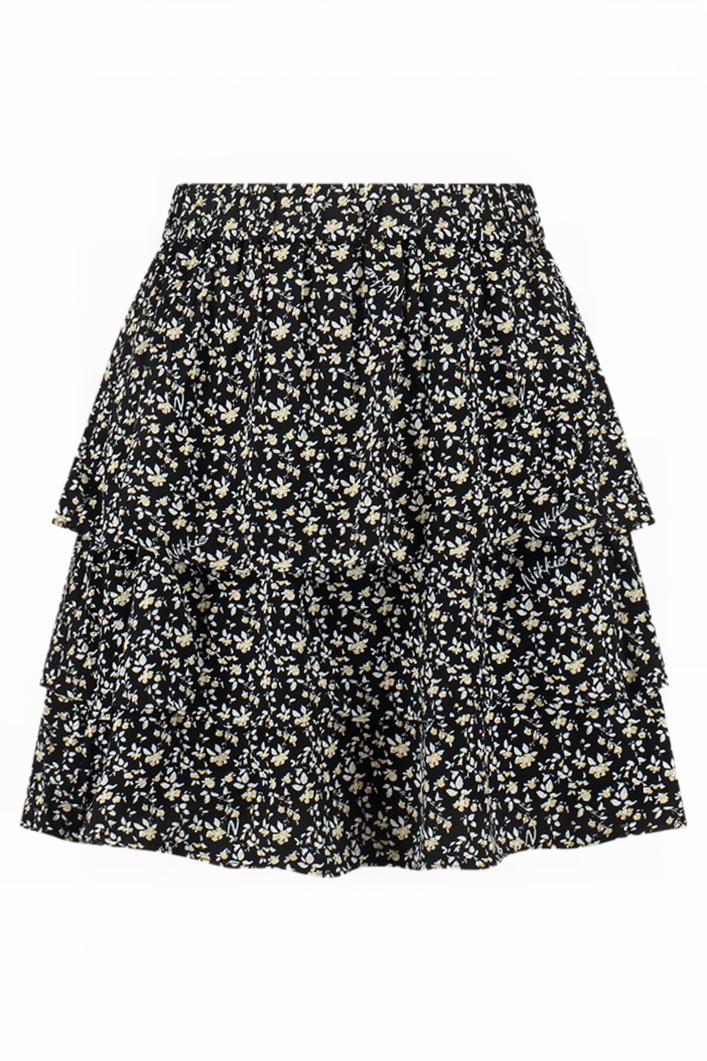 JOSINE SKIRT MULTI BLACK 1