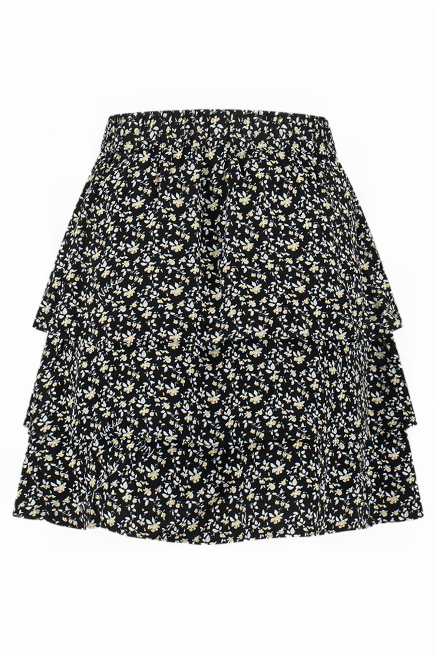 JOSINE SKIRT MULTI BLACK 2