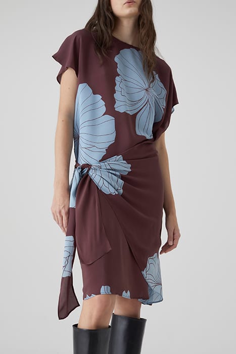 WRAP DRESSES BURGUNDY 1