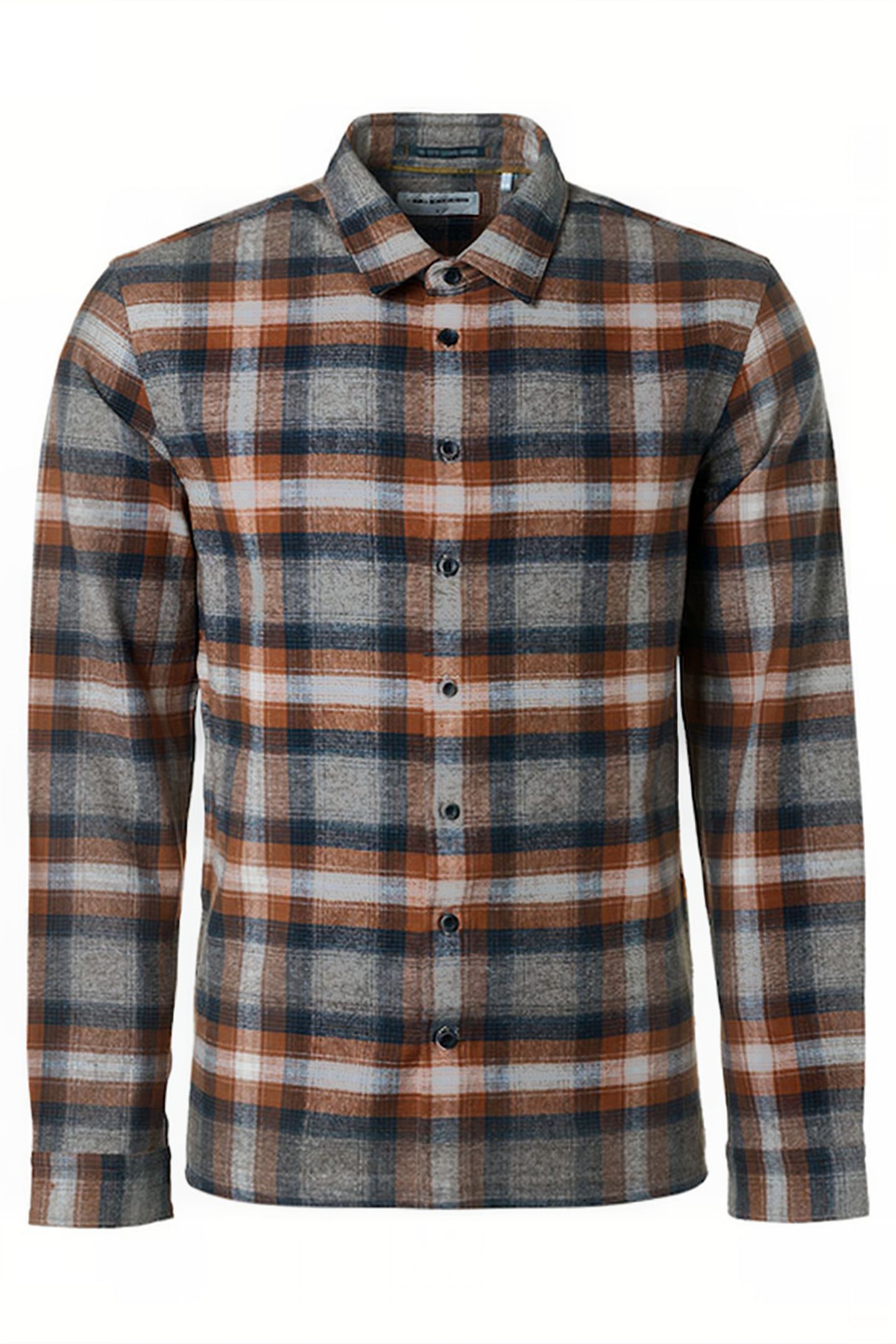 SHIRT CHECK CARAMEL 4
