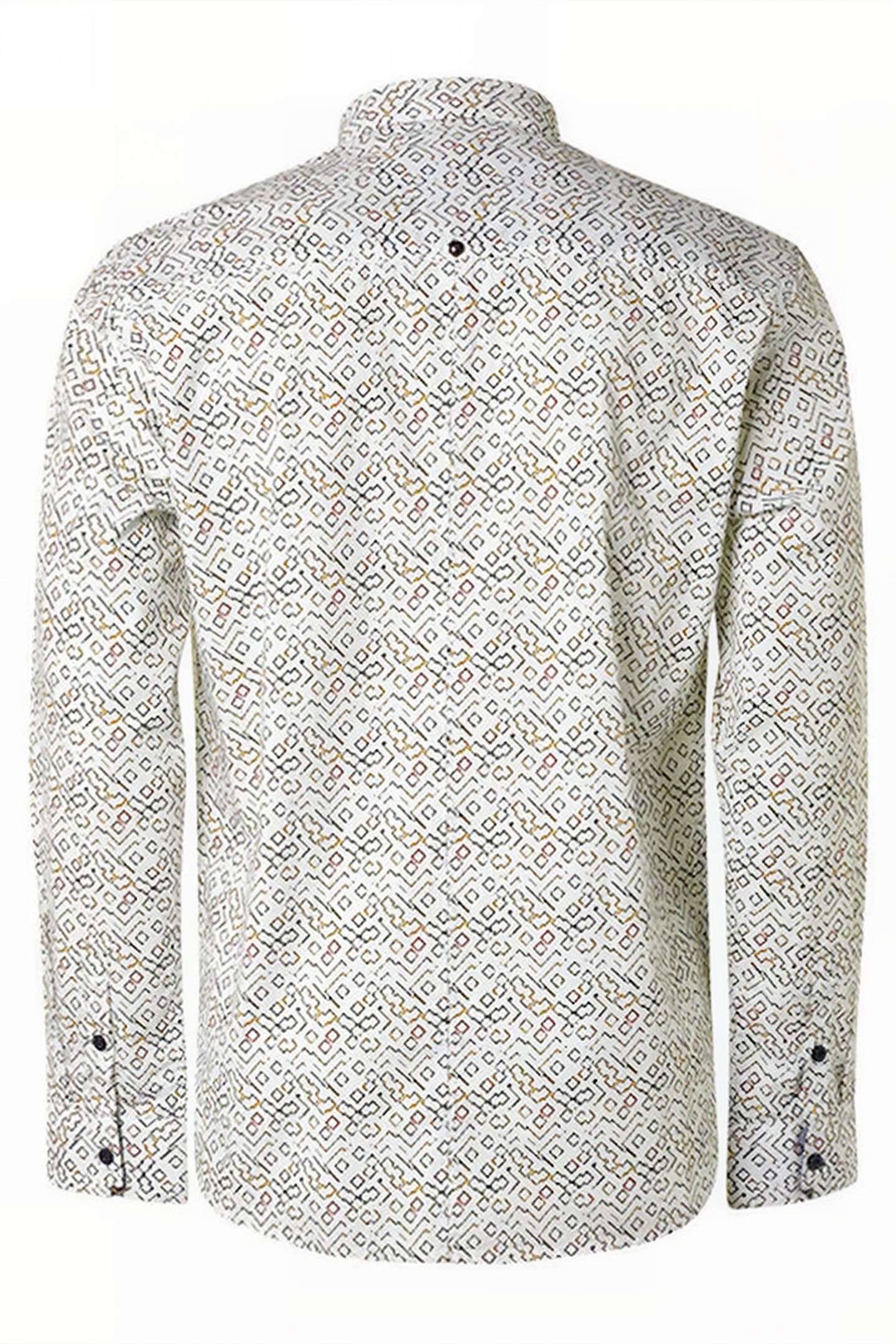 SHIRT STRETCH ALLOVER PRINTED WHITE 5
