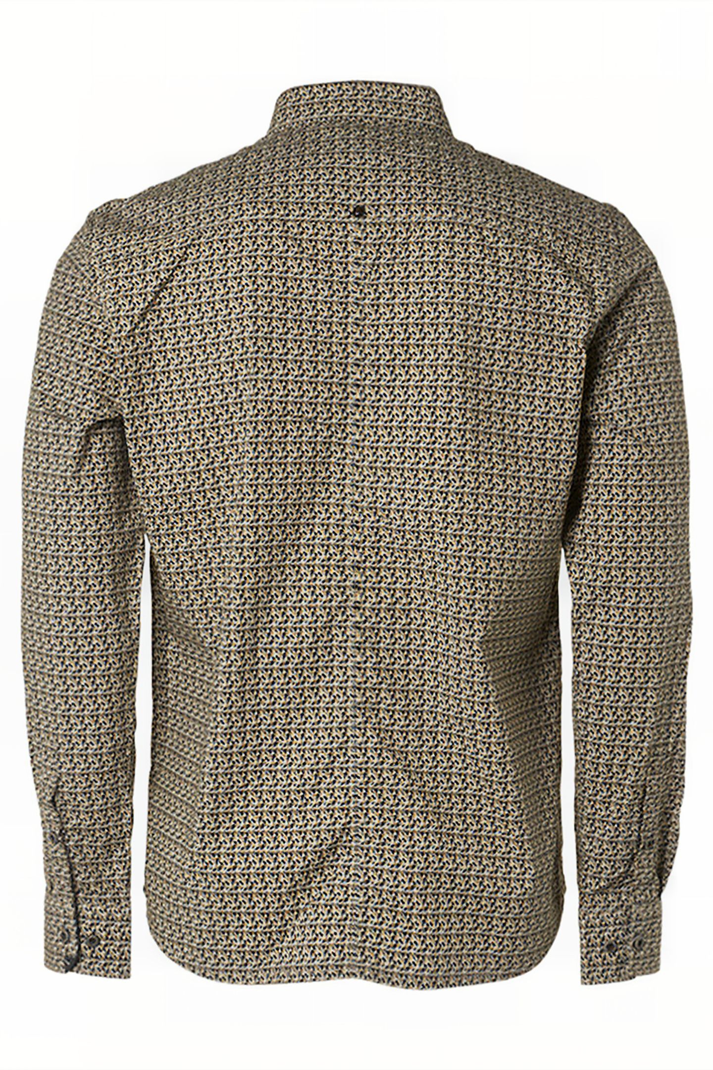 SHIRT STRETCH ALLOVER PRINTED BLACK 2