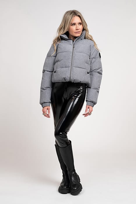 HESTER PUFFER LIGHT GREY MELANGE 1