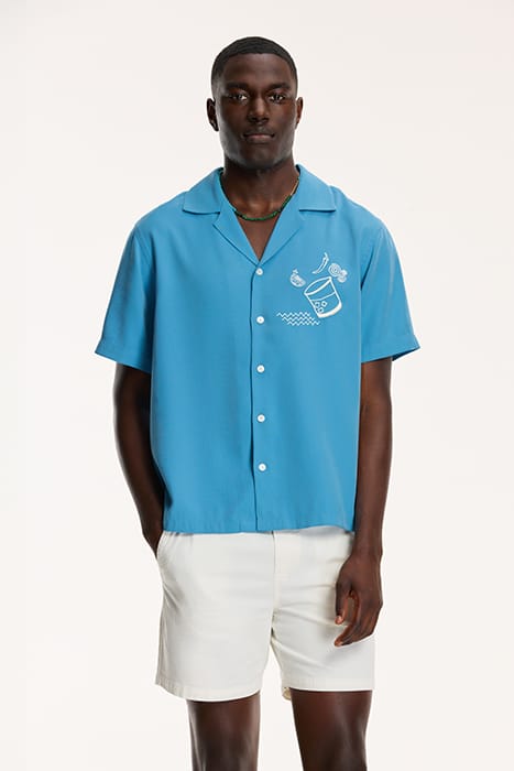 MEN SHORTSLEEVE MEZCAL PALOMA CANADIAN BLUE 1